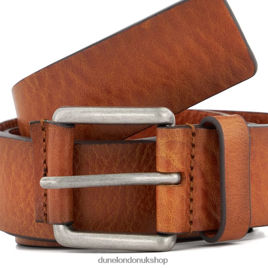 Casual Leather Belt Men N4BBPB694 Dune London Orkkley Tan