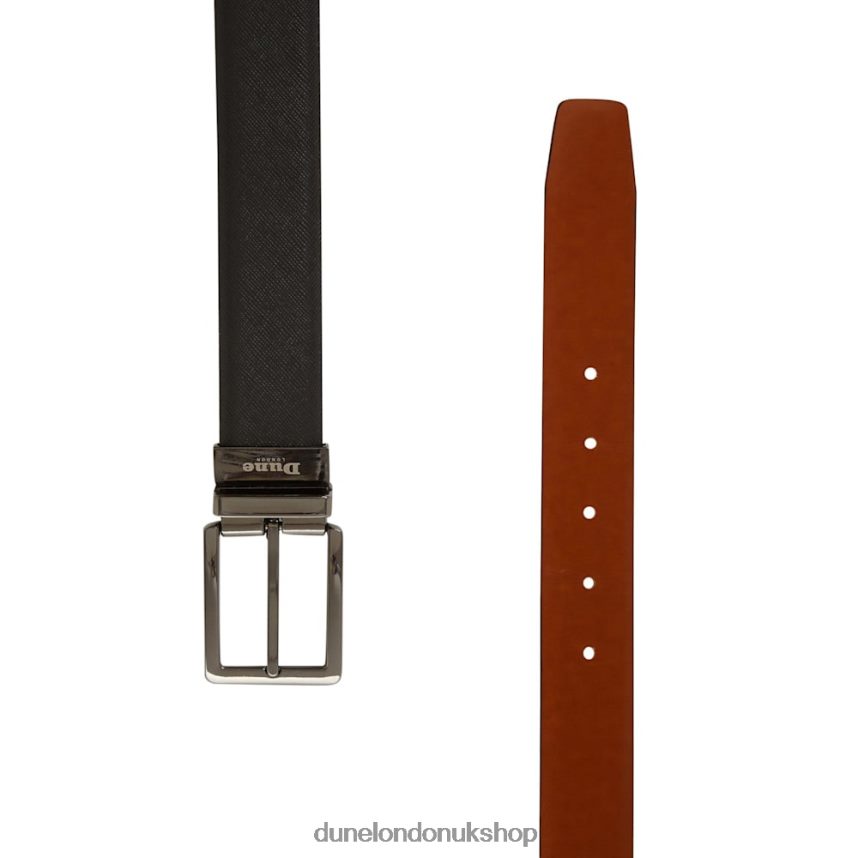 Reversible Leather Belt Men N4BBPB857 Dune London Opra Tan