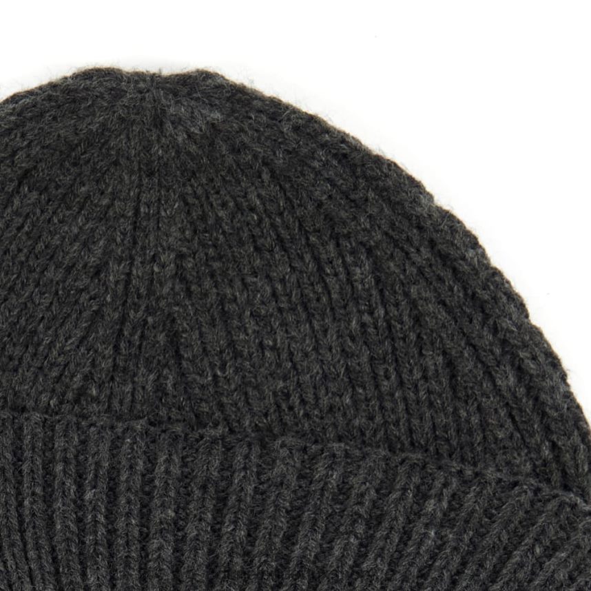 Rib-Knit Hat Men N4BBPB725 Dune London Orilla Grey