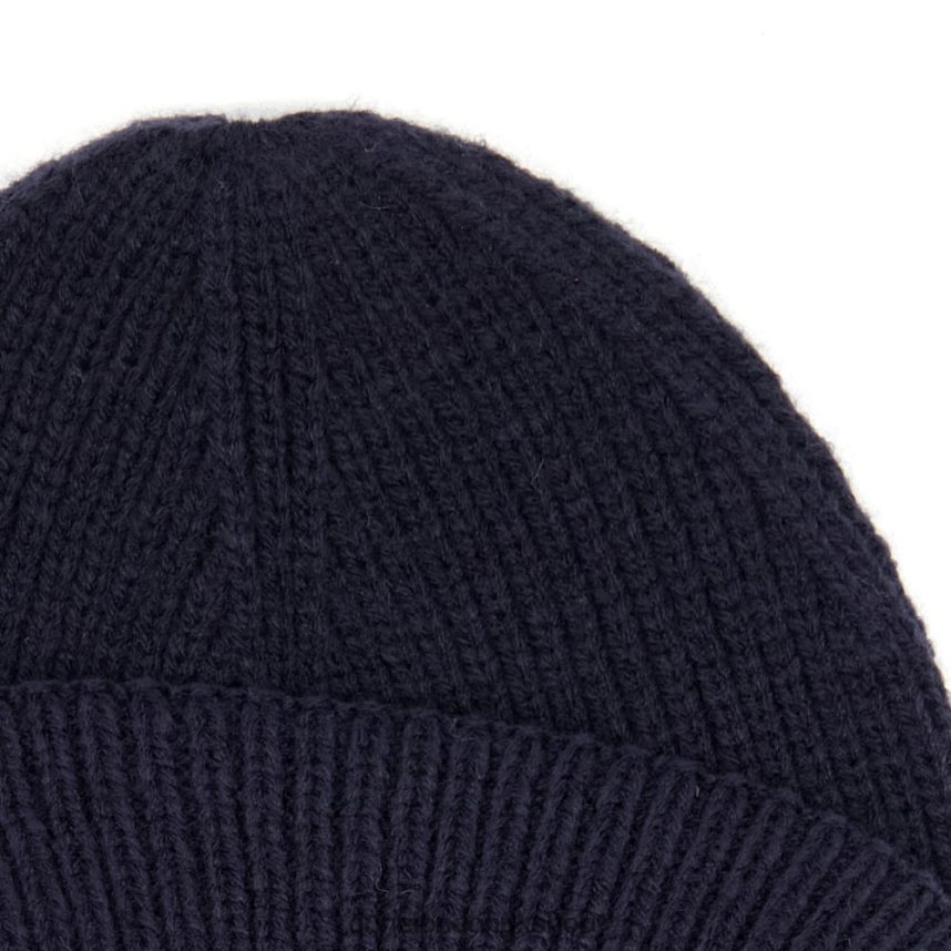 Rib-Knit Hat Men N4BBPB726 Dune London Orilla Navy