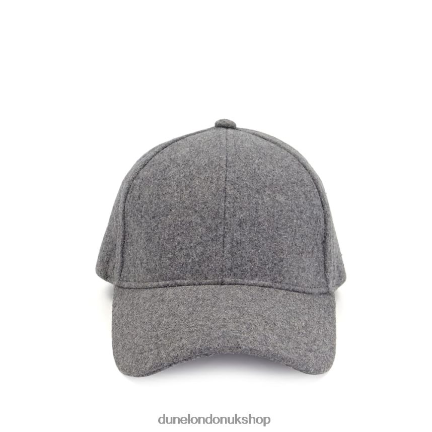 Stitch-Detail Baseball Cap Men N4BBPB727 Dune London Olindo Grey