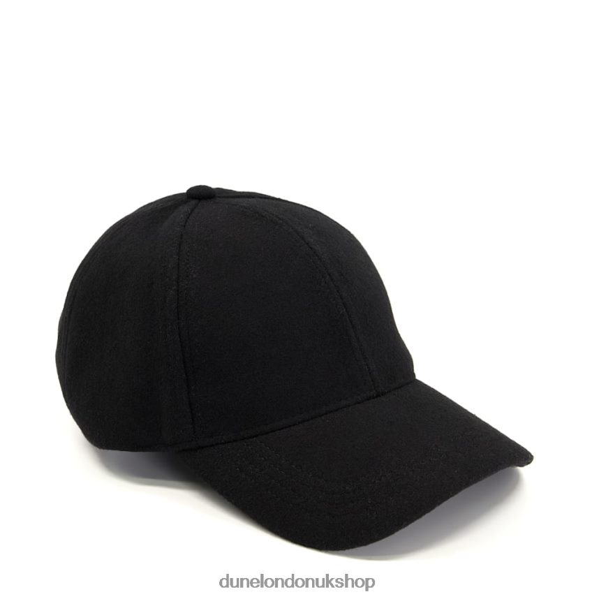 Stitch-Detail Baseball Cap Men N4BBPB728 Dune London Olindo Black