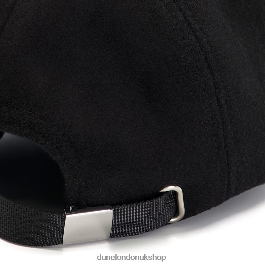 Stitch-Detail Baseball Cap Men N4BBPB728 Dune London Olindo Black