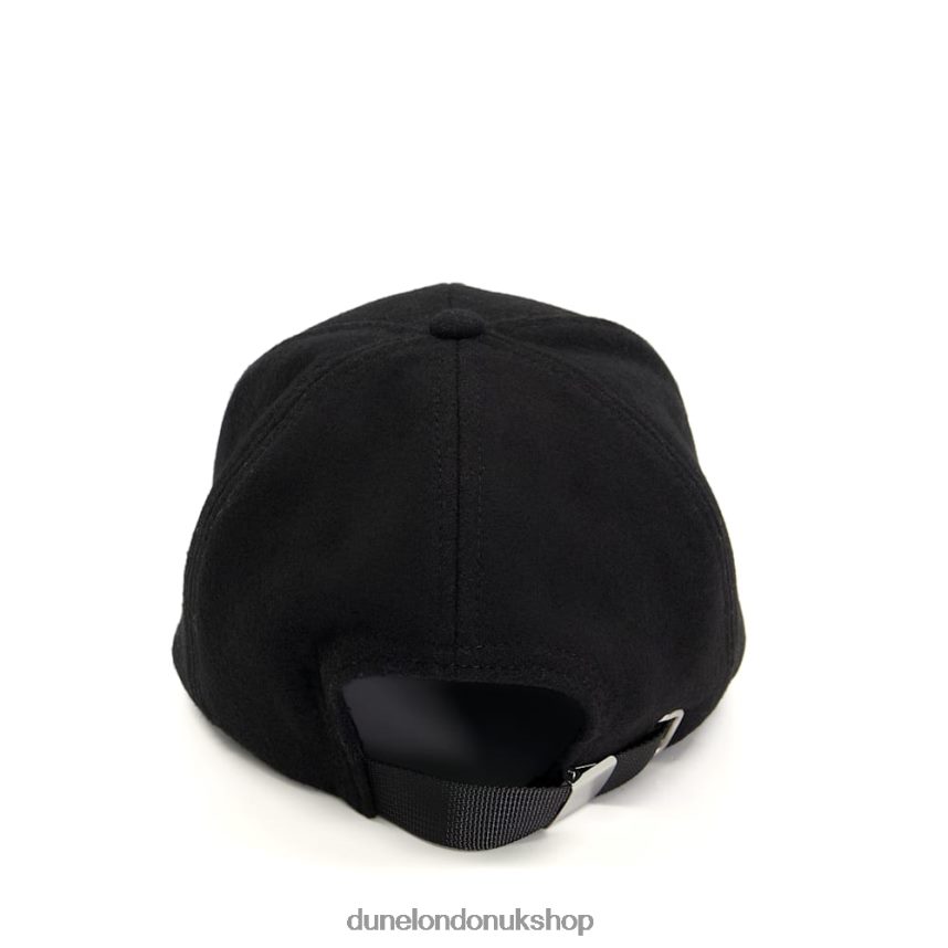 Stitch-Detail Baseball Cap Men N4BBPB728 Dune London Olindo Black