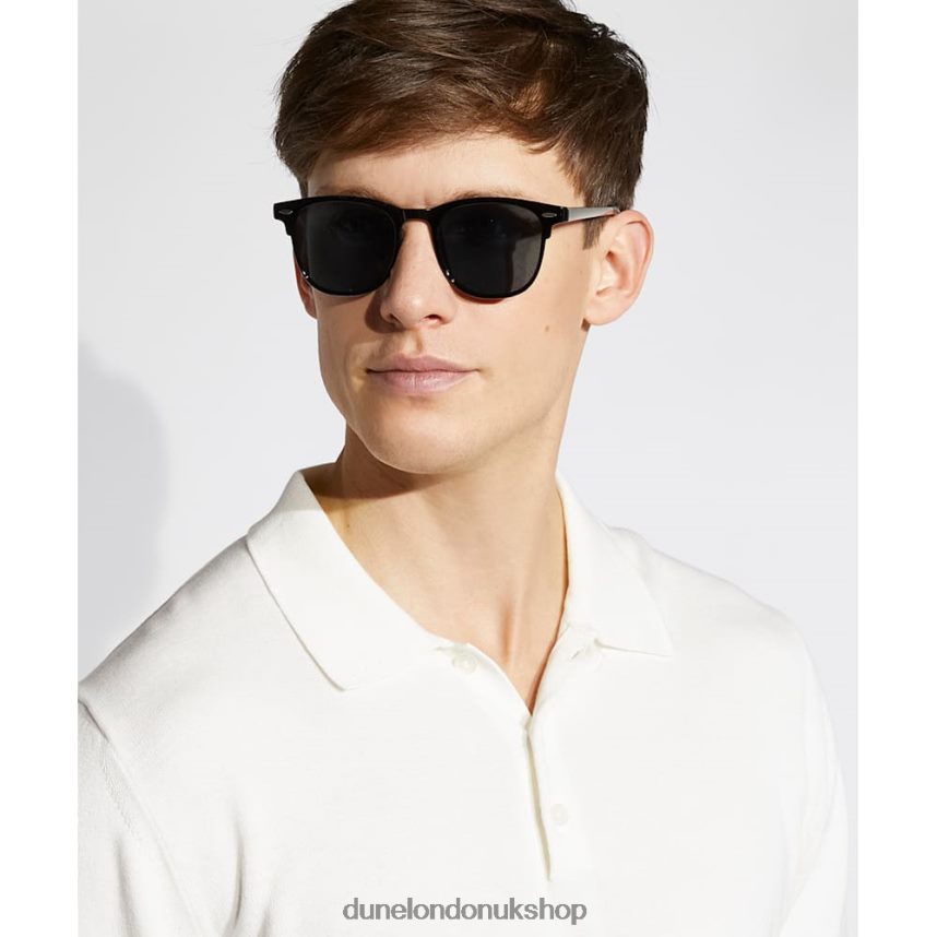 Slim-Line Sunglasses Men N4BBPB713 Dune London Obscured Black