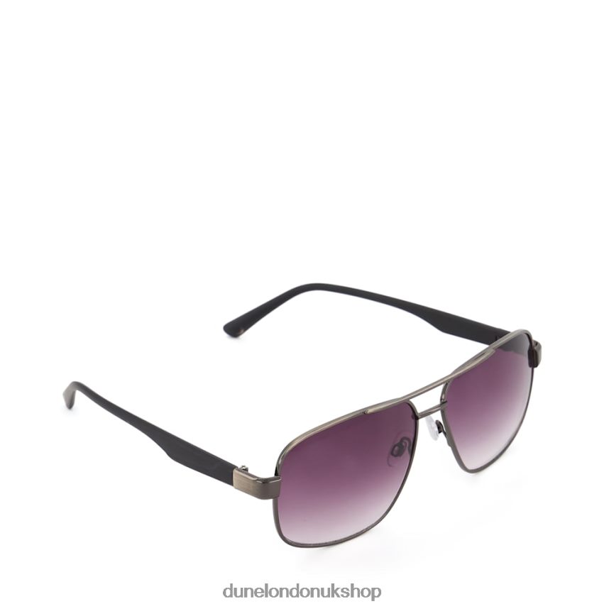 Square-Frame Sunglasses Men N4BBPB693 Dune London Osllo Gunmetal