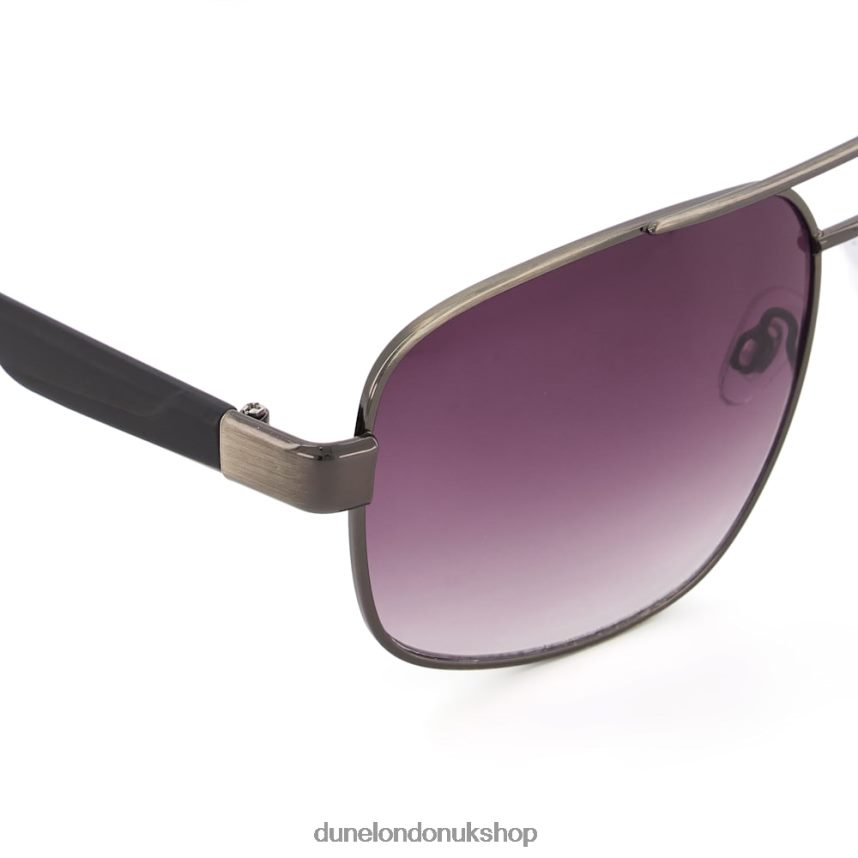 Square-Frame Sunglasses Men N4BBPB693 Dune London Osllo Gunmetal