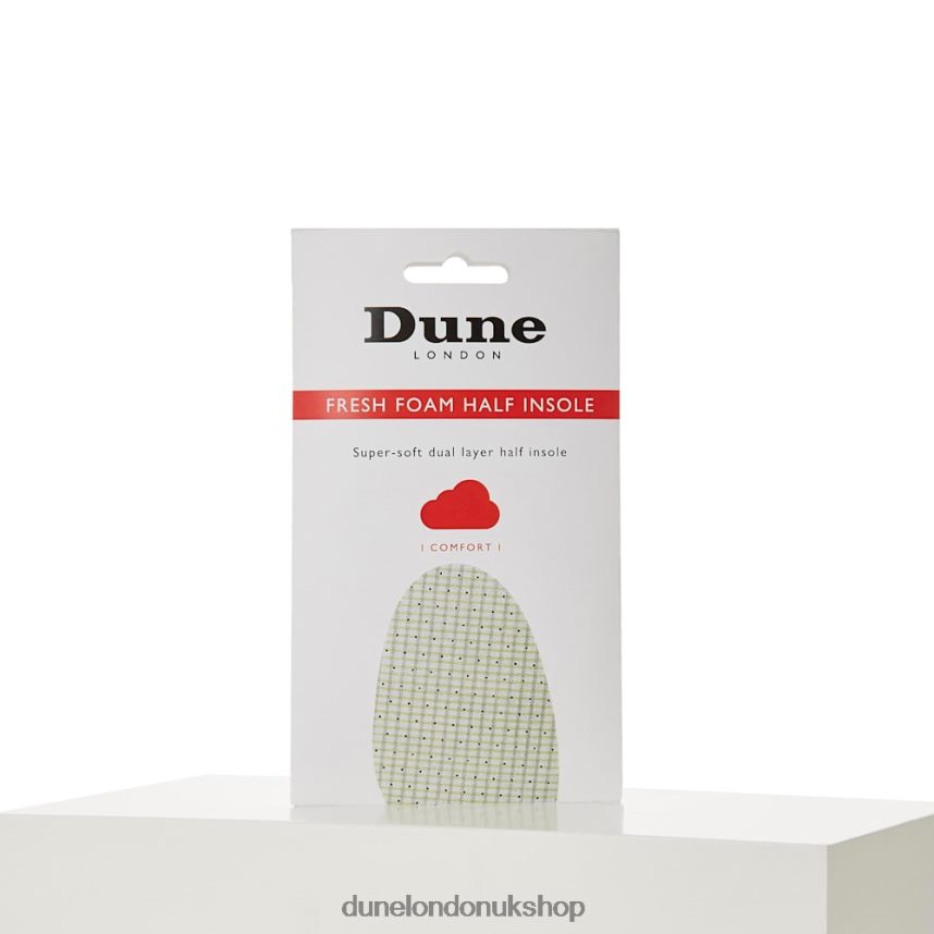 Half Foam Insole Unisex N4BBPB395 Dune London Insole White - Click Image to Close