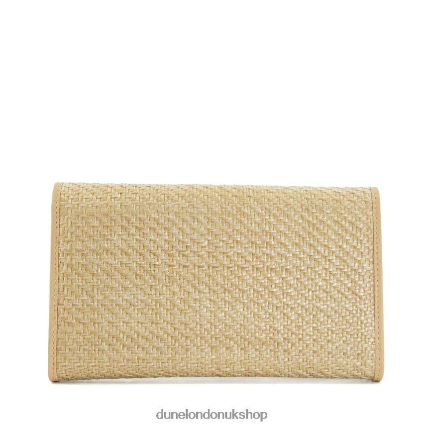 Medium Raffia Travel Wallet Women N4BBPB241 Dune London Soaring Natural