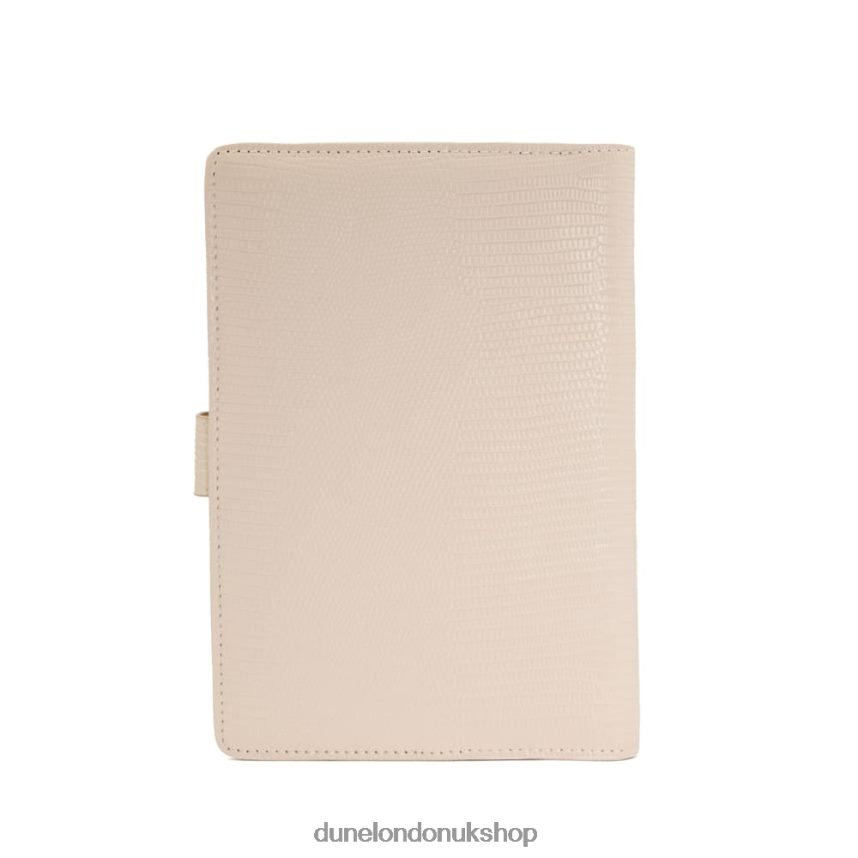 Turn-Lock A5 Notebook Women N4BBPB236 Dune London Signed Nude