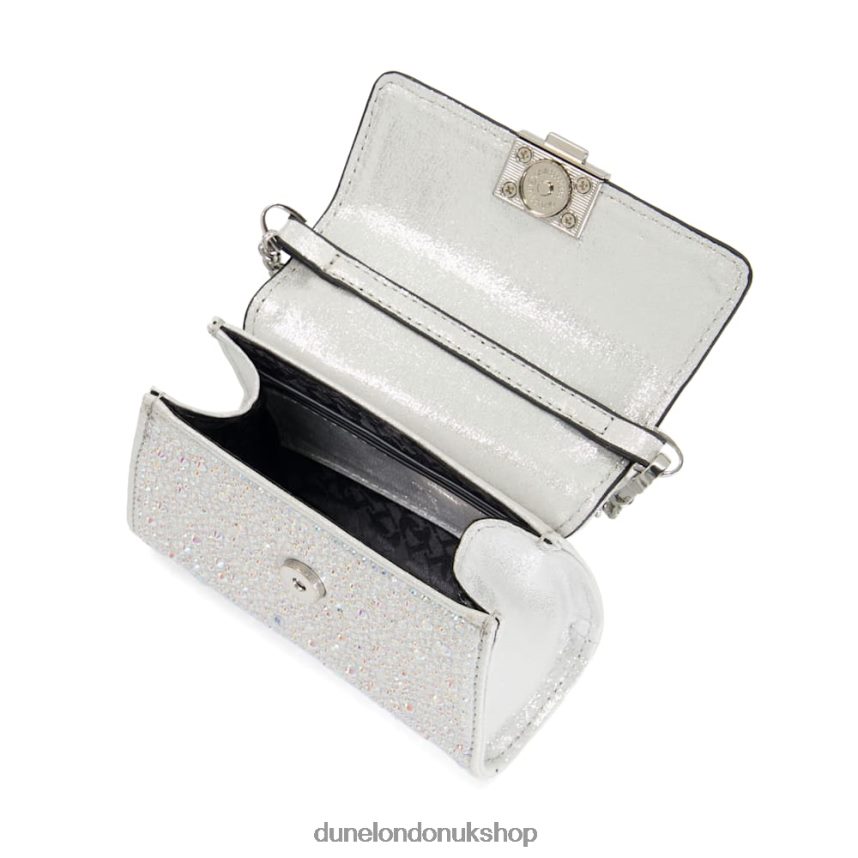 Mini Bag Charm Women N4BBPB205 Dune London Selin Silver