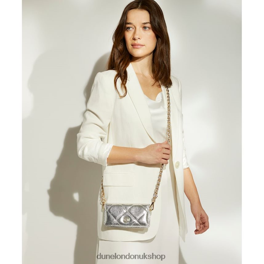 Quilted Micro Bag Women N4BBPB36 Dune London Skie Silver