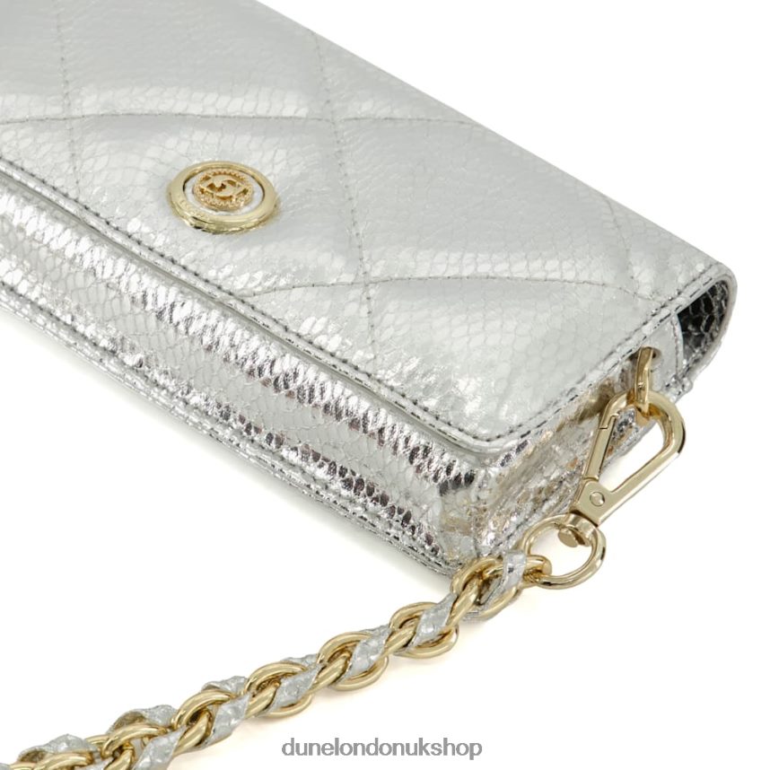 Quilted Micro Bag Women N4BBPB36 Dune London Skie Silver