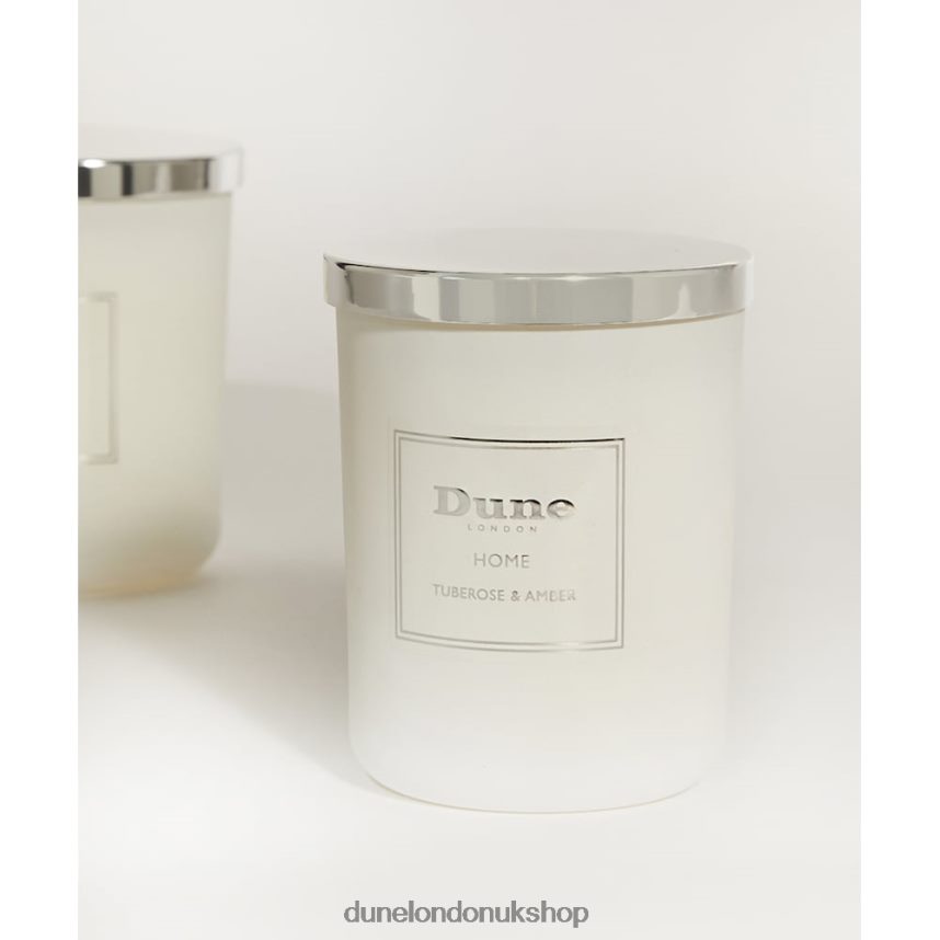 Amber Scented Candle Women N4BBPB360 Dune London Candle2 Silver