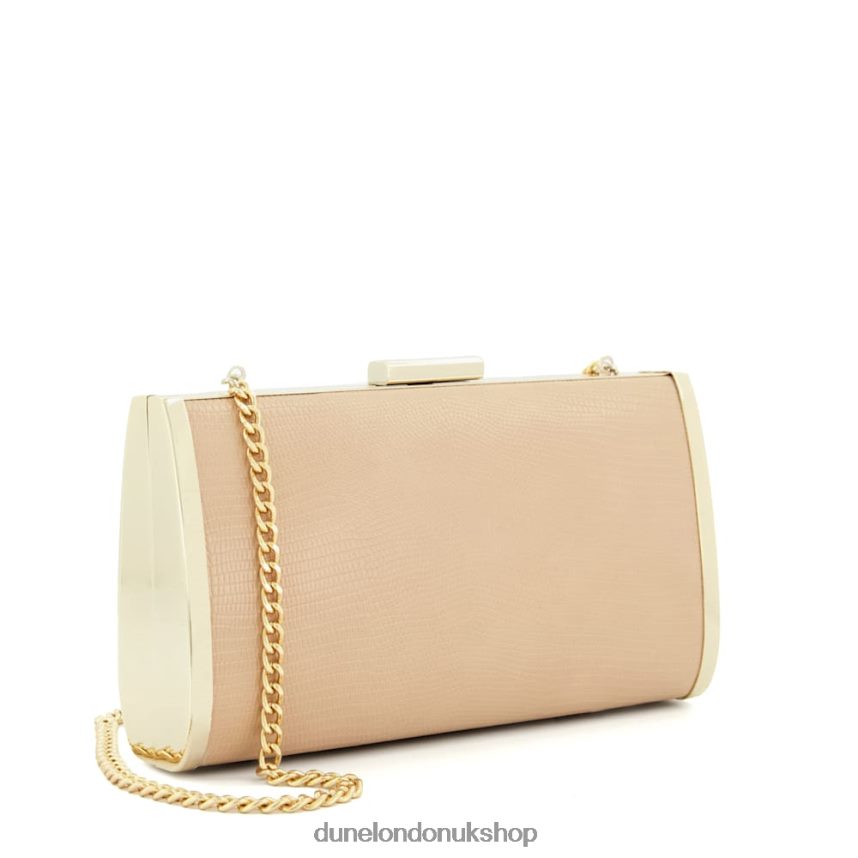 Box Clutch Bag Women N4BBPB184 Dune London Blaike Nude