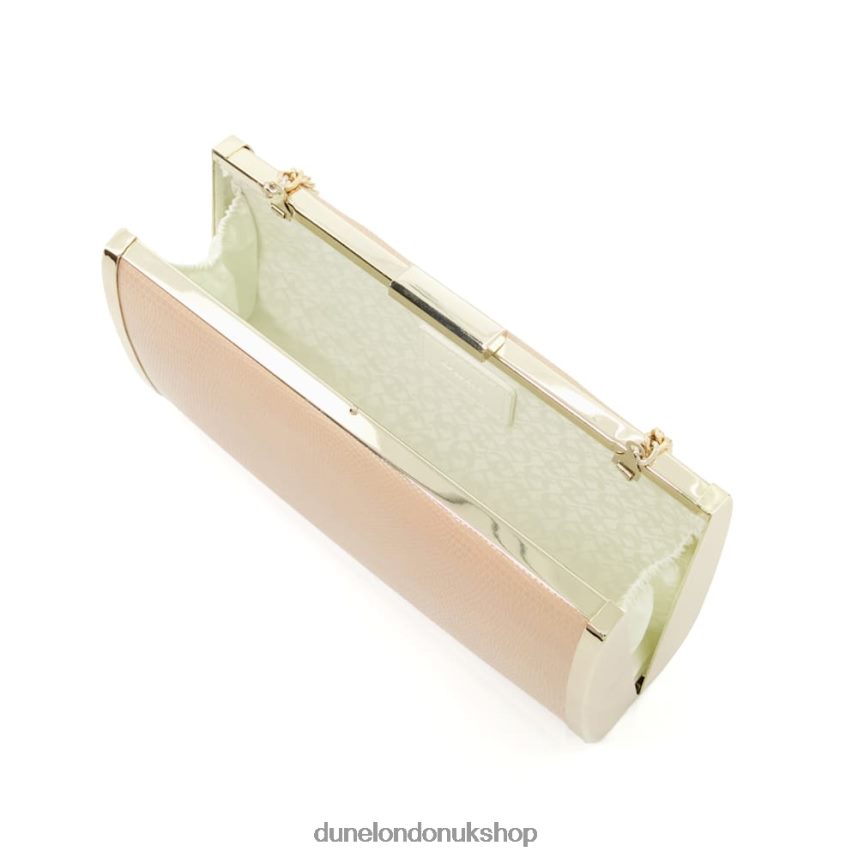 Box Clutch Bag Women N4BBPB184 Dune London Blaike Nude