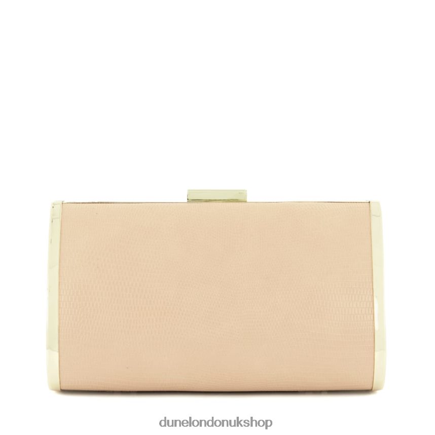 Box Clutch Bag Women N4BBPB184 Dune London Blaike Nude