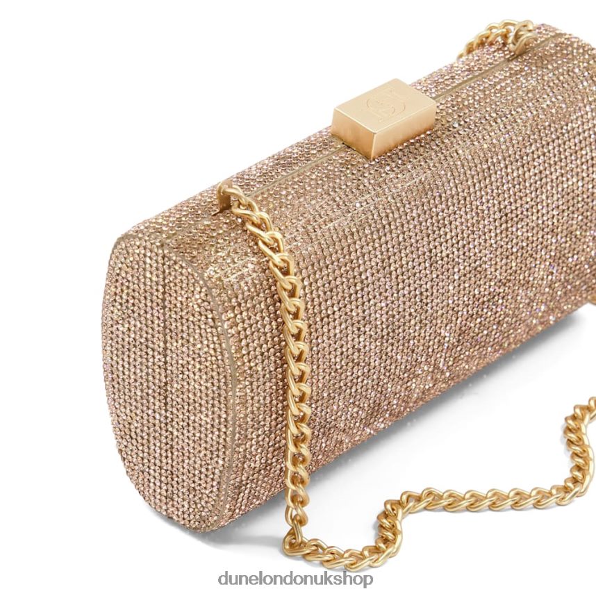 Diamante Clutch Bag Women N4BBPB310 Dune London Bryannies Rose Gold