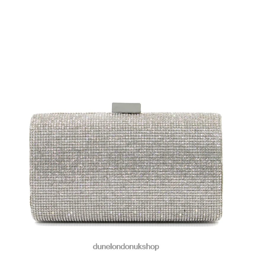 Diamante Clutch Bag Women N4BBPB353 Dune London Bryannies Silver