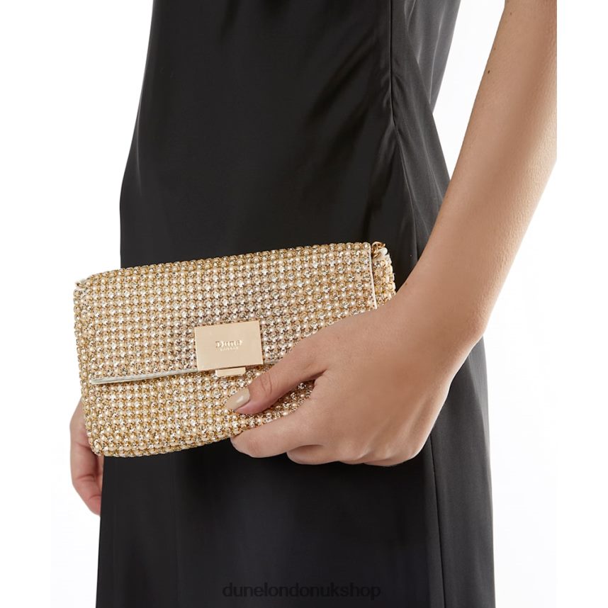 Embellished Clutch Bag Women N4BBPB243 Dune London Evanders Ivory