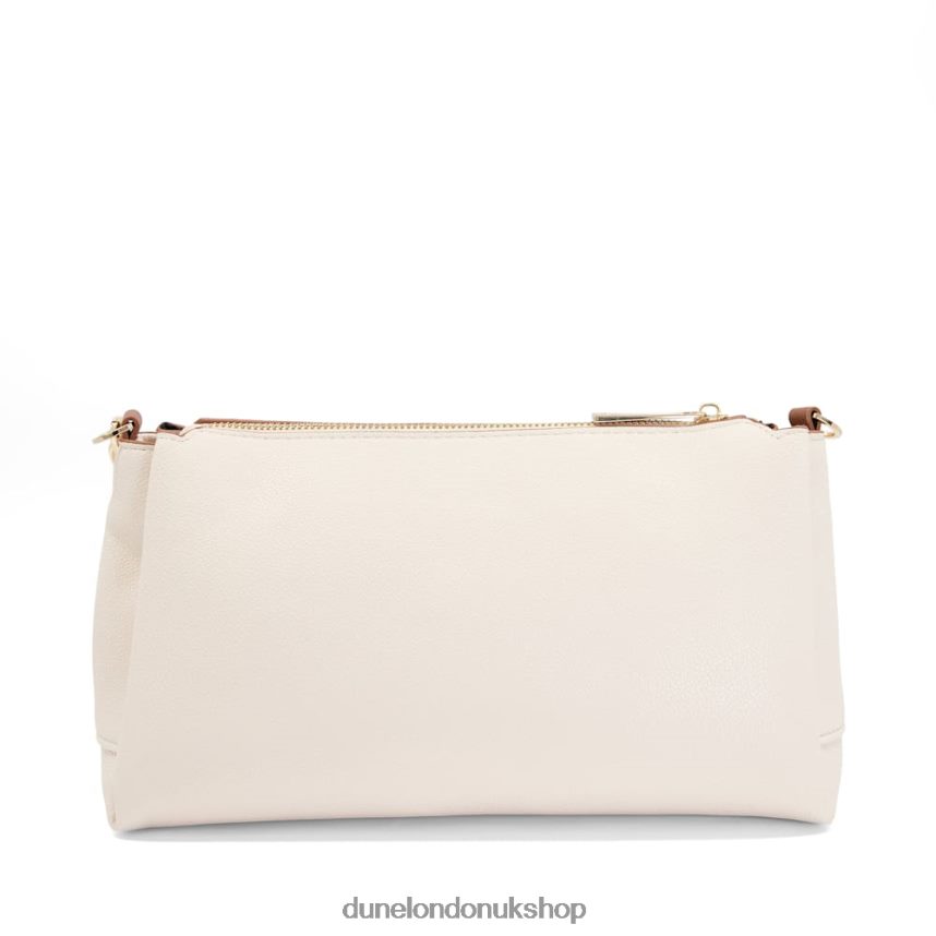 Cutwork Chain-Trimmed Crossbody Bag Women N4BBPB275 Dune London Daylana Nude