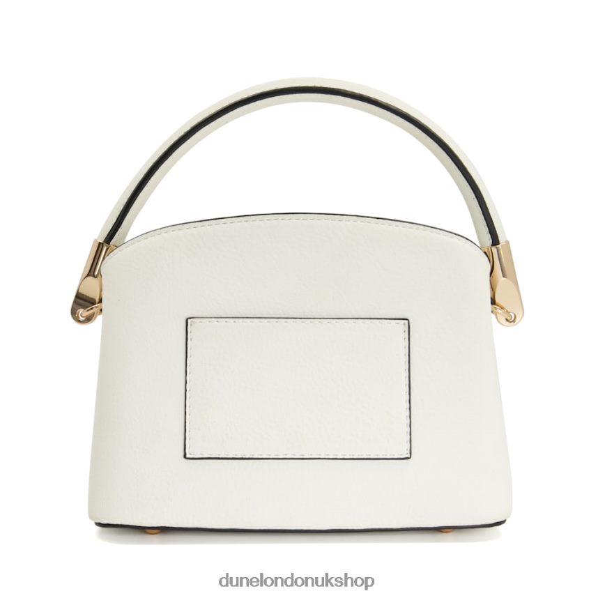 Small Laser-Cut Crossbody Bag Women N4BBPB262 Dune London Delainy White