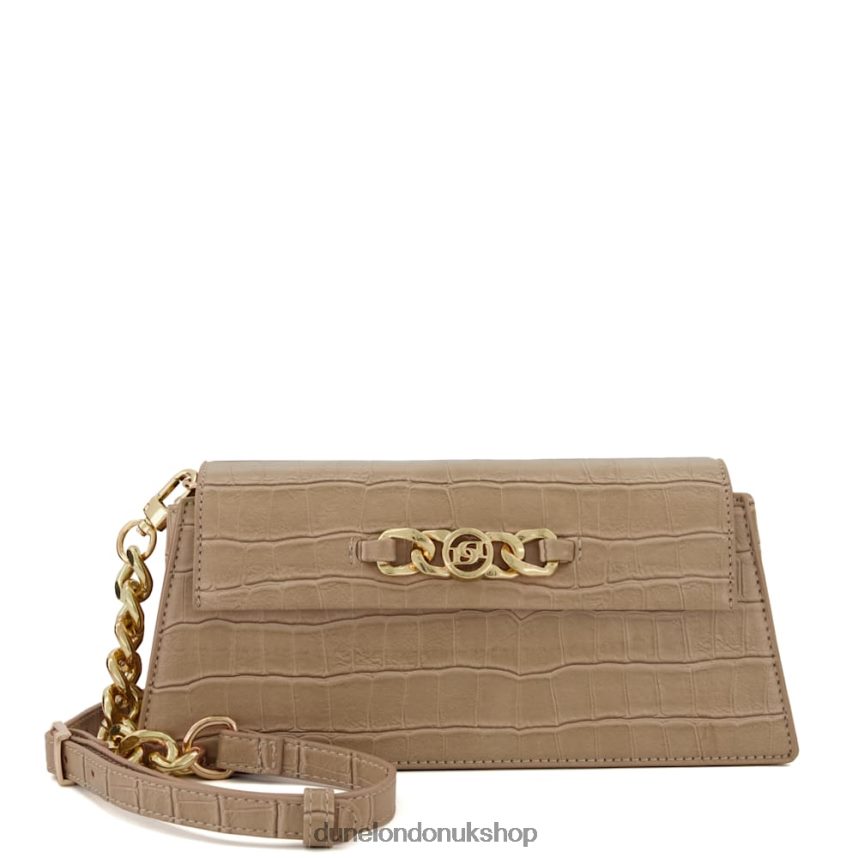 Small Metal-Trim Crossbody Bag Women N4BBPB107 Dune London Bemmett Taupe