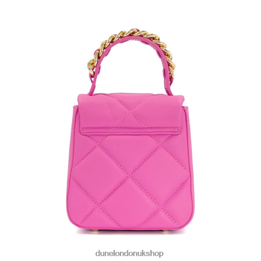 Small Quilted Leather Crossbody Bag Women N4BBPB210 Dune London Duchess M Pink