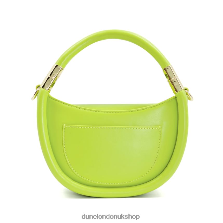 Curved-Base Small Grab Bag Women N4BBPB70 Dune London Daphny Lime