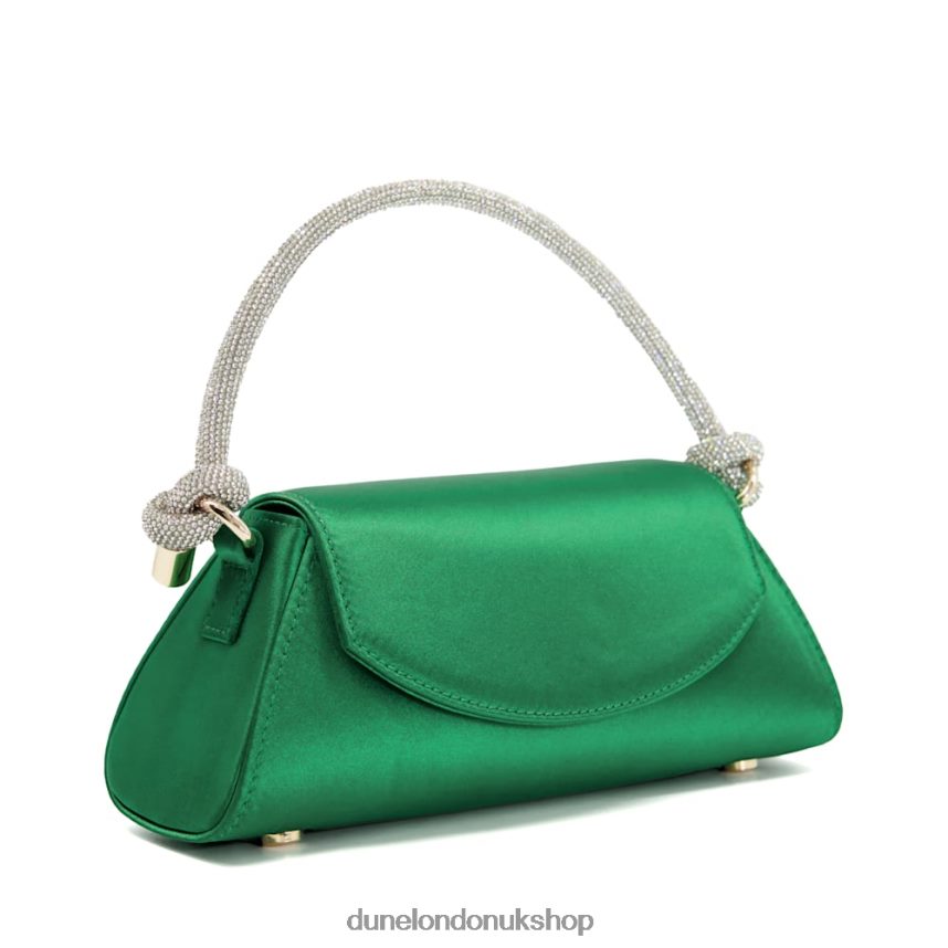 Diamante Knot Strap Grab Bag Women N4BBPB230 Dune London Brynley Green