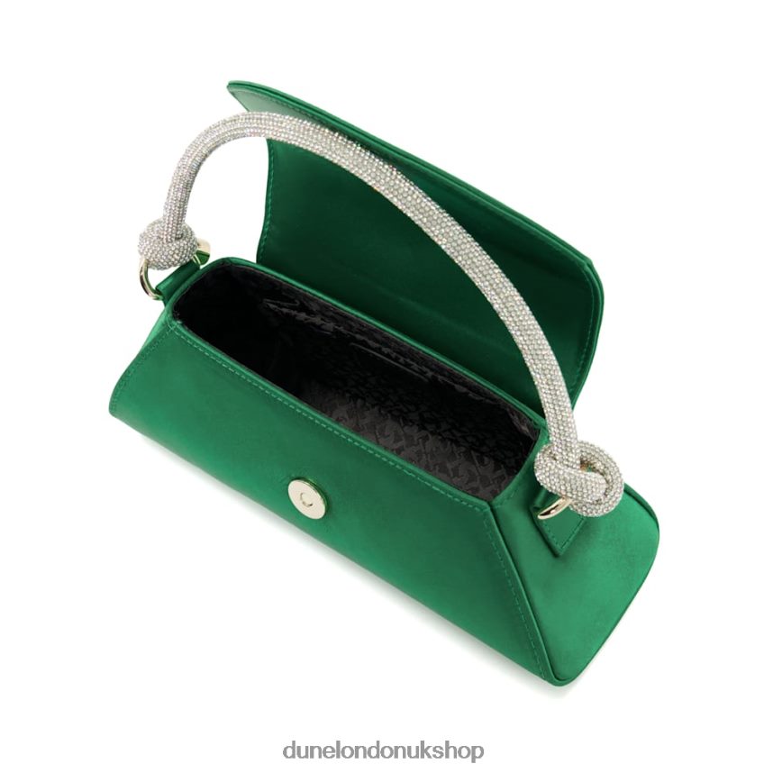 Diamante Knot Strap Grab Bag Women N4BBPB230 Dune London Brynley Green