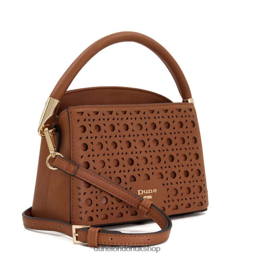 Small Laser-Cut Detail Grab-Bag Women N4BBPB265 Dune London Delainy Tan