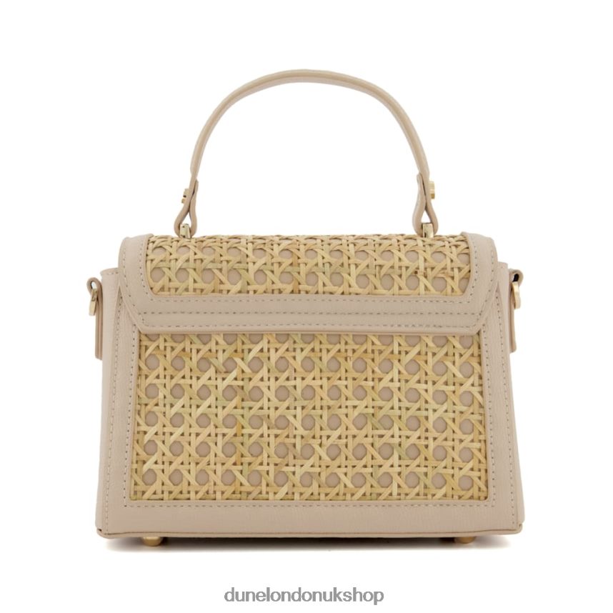 Small Rattan Grab Bag Women N4BBPB146 Dune London Dinkydreamland Nude