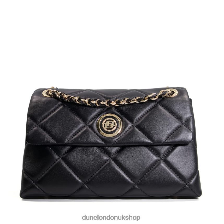 Large Quilted Leather Bag Women N4BBPB10 Dune London Duchess L Black