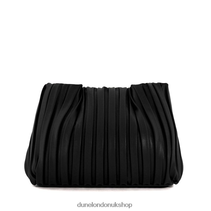 Medium Pleated Chain-Handle Slouch Bag Women N4BBPB18 Dune London Dominie Black