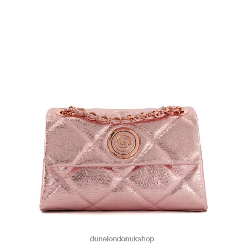 Small Quilted Leather Bag Women N4BBPB26 Dune London Duchess S Pink - Click Image to Close