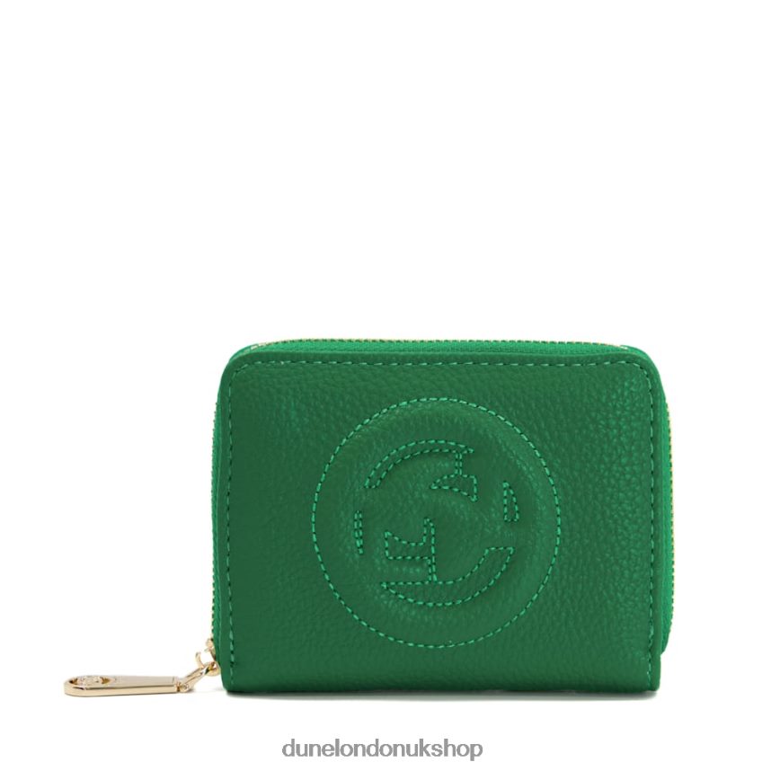 Embossed-Logo Cardholder Women N4BBPB260 Dune London Kixter Green