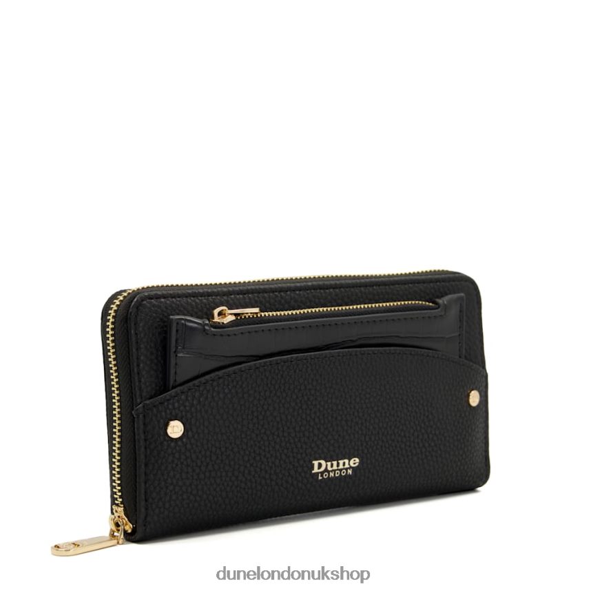 Removable-Pouch Branded Purse Women N4BBPB189 Dune London Kalen Black