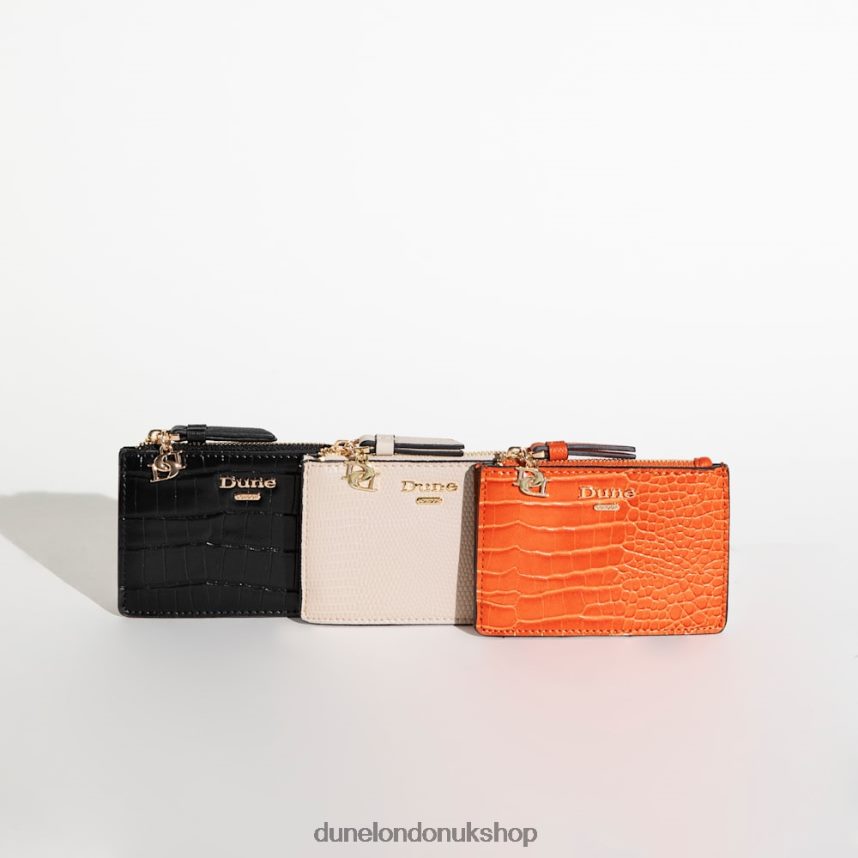 Structured Charm-Detail Cardholder Women N4BBPB259 Dune London Knoxville Orange