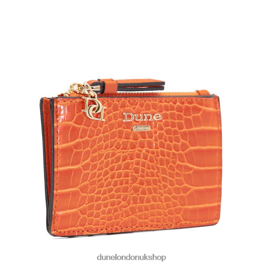 Structured Charm-Detail Cardholder Women N4BBPB259 Dune London Knoxville Orange