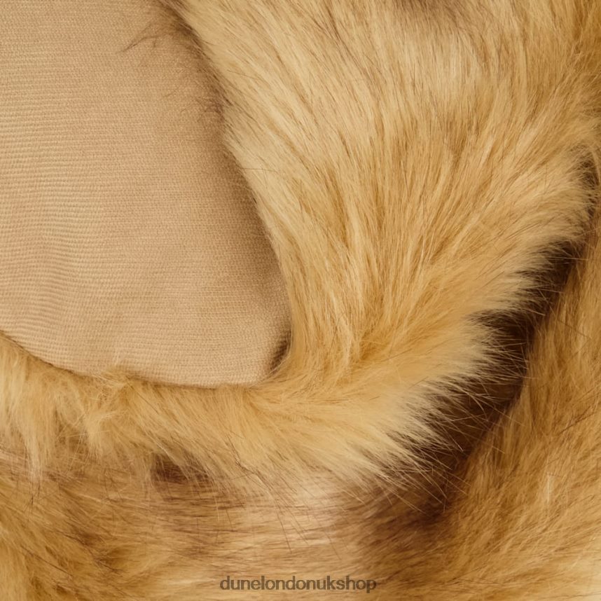 Fluffy Faux-Fur Scarf Women N4BBPB287 Dune London Landan Camel