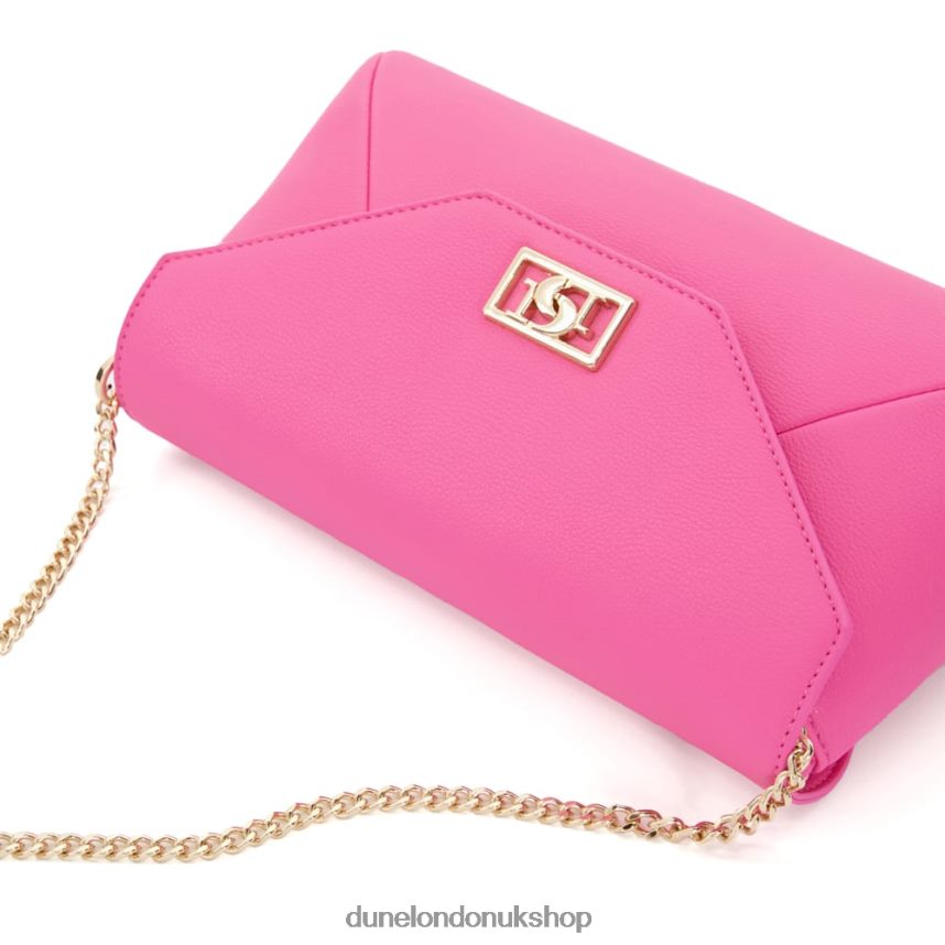 Chain Handle Shoulder Bag Women N4BBPB157 Dune London Elissia Fuchsia