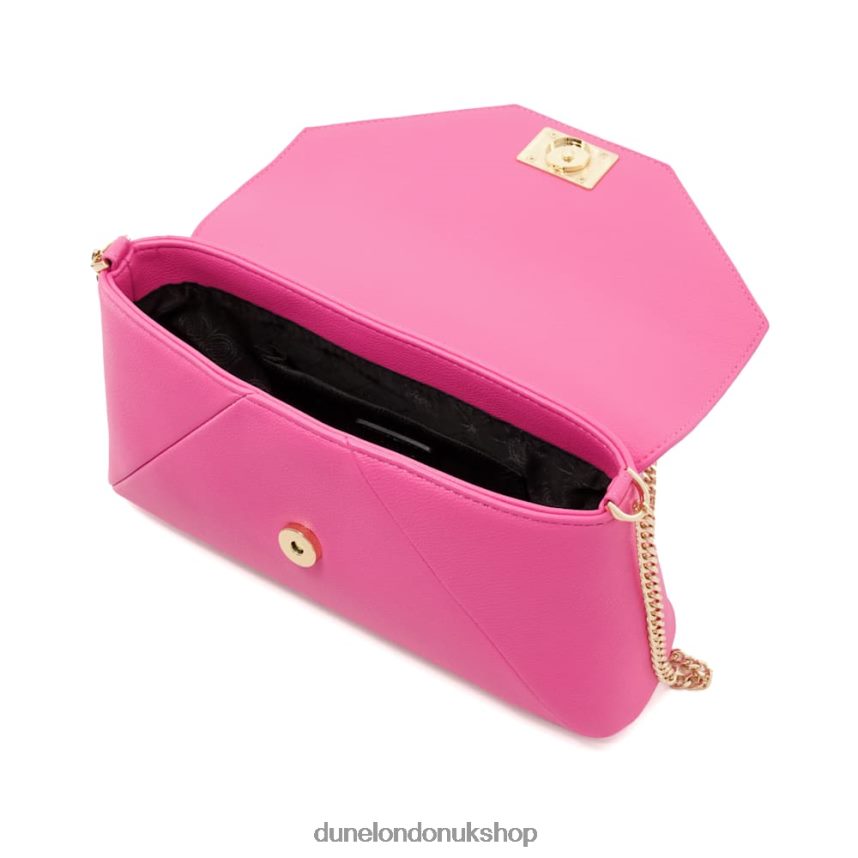 Chain Handle Shoulder Bag Women N4BBPB157 Dune London Elissia Fuchsia