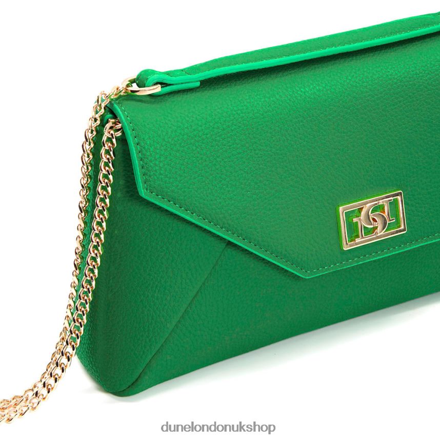 Chain Handle Shoulder Bag Women N4BBPB333 Dune London Elissia Green