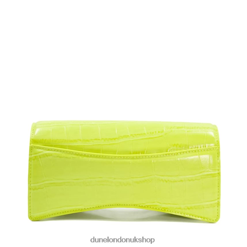 Curved-Base Shoulder Bag Women N4BBPB66 Dune London Dooley Lime