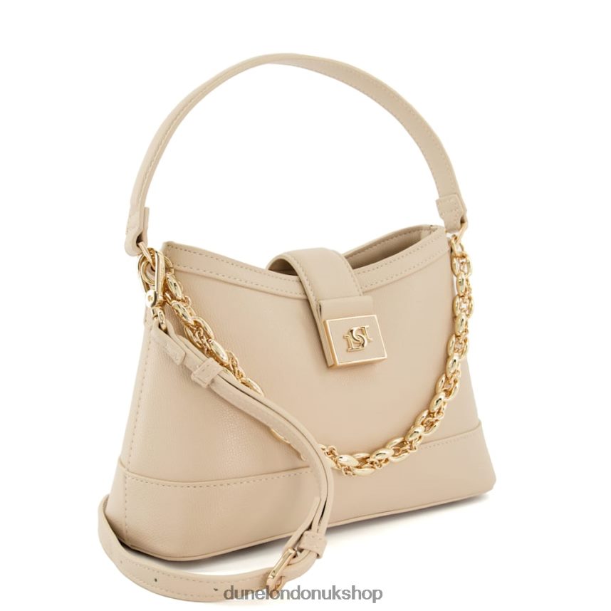 Medium Chain-Detail Shoulder Bag Women N4BBPB190 Dune London Desirable Nude