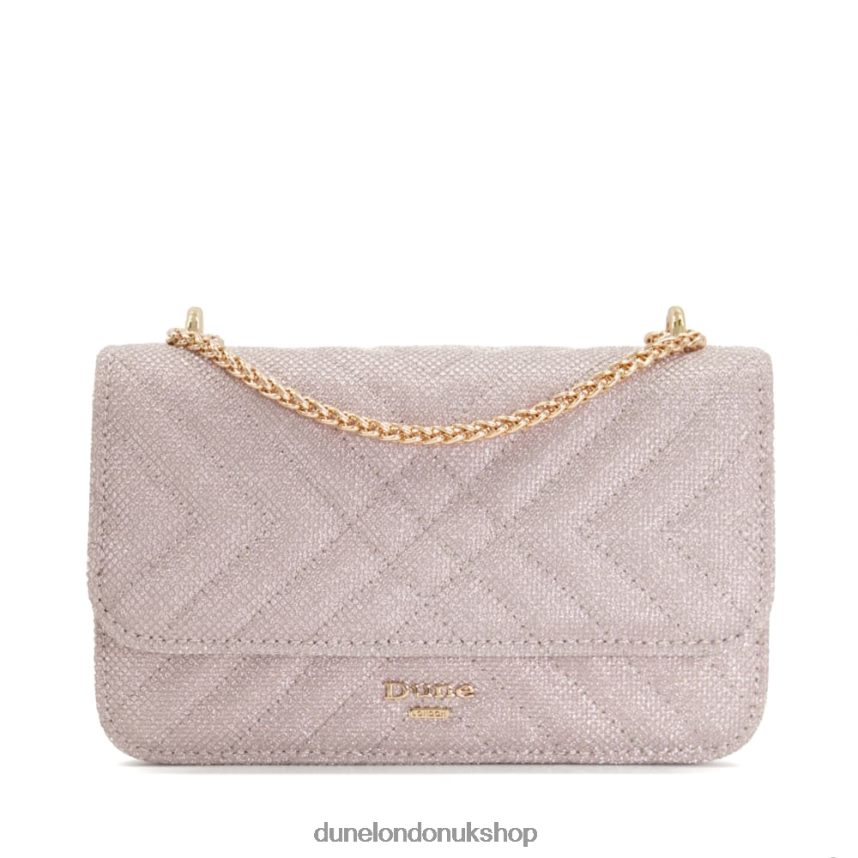 Quilted Chain Handle Shoulder Bag Women N4BBPB215 Dune London Edorchie Rose Gold