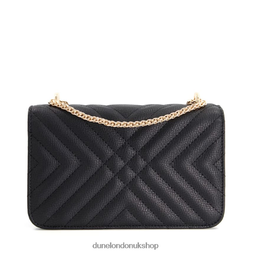 Quilted Chain Handle Shoulder Bag Women N4BBPB23 Dune London Edorchie Black