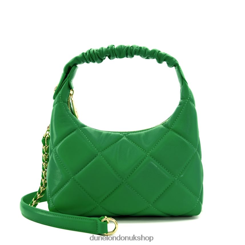 Quilted Ruched-Shoulder Bag Women N4BBPB160 Dune London Duchess H Green