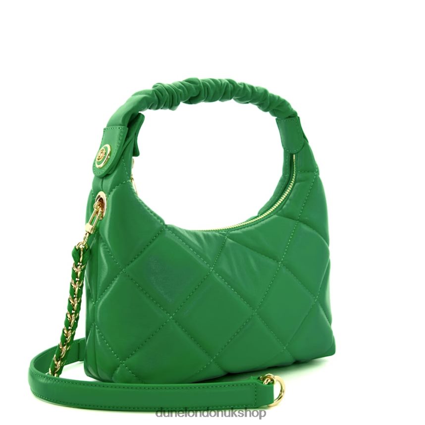 Quilted Ruched-Shoulder Bag Women N4BBPB160 Dune London Duchess H Green